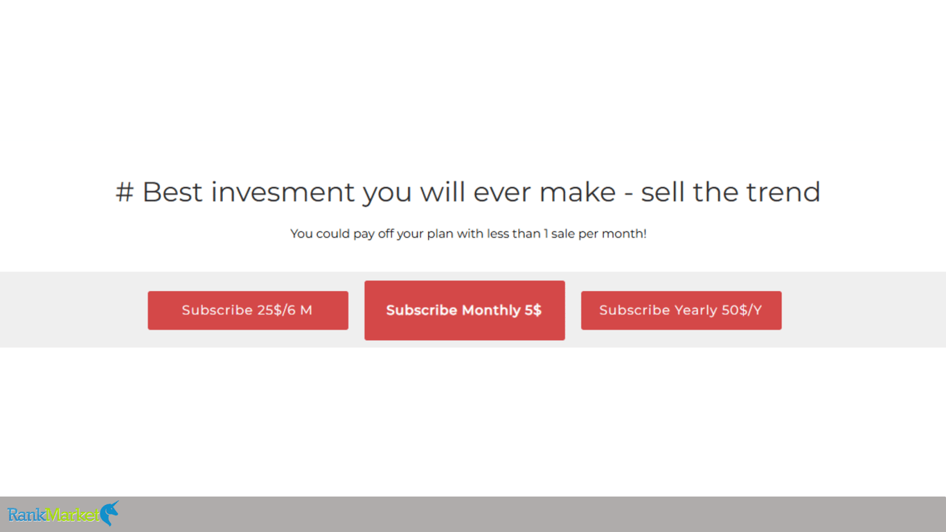 Droptrends-Pricing