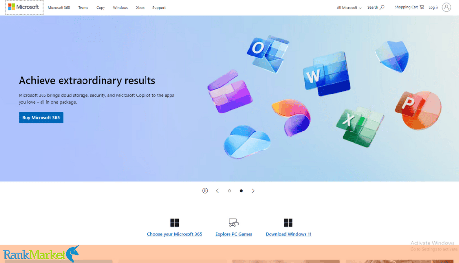 Microsoft 365 Homepage