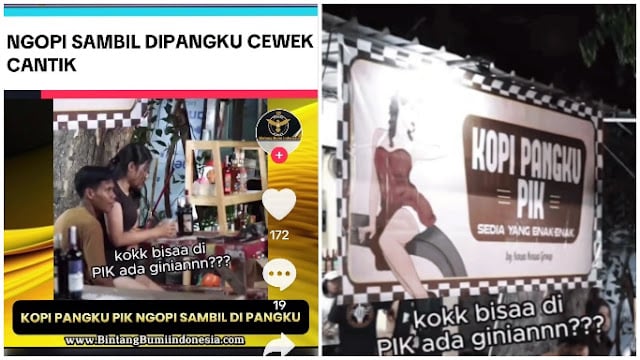 Warung Kopi dengan Layanan Tak Lazim Muncul di PIK, Viral di Media Sosial