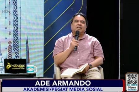 Ade Armando Aniqladi: JK ning ma'ruzasidagi gaplarni ta'kidladi, dinni haqorat qilishda ayblamadi
