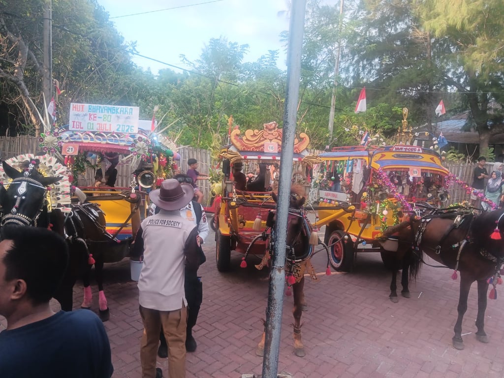 NTB politsiyasi Gili Trawangan da Cidomo Fest 2026 o'tkazdi, umumiy g'olib Umra safariga ega bo'ldi