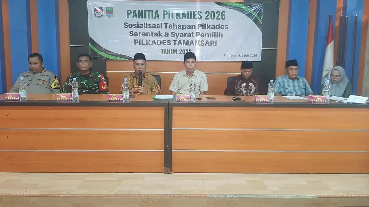 Tamansari Village Head Stresses That Voting Rights for the 2026 Village Election Will Fully Refer to Bekasi Regent Regulation