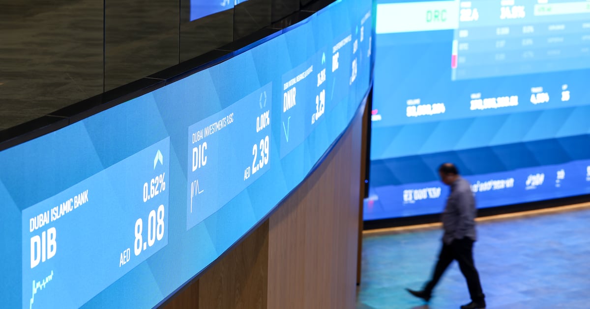 Pasar saham Uni Emirat Arab anjlok seiring konflik regional memanas