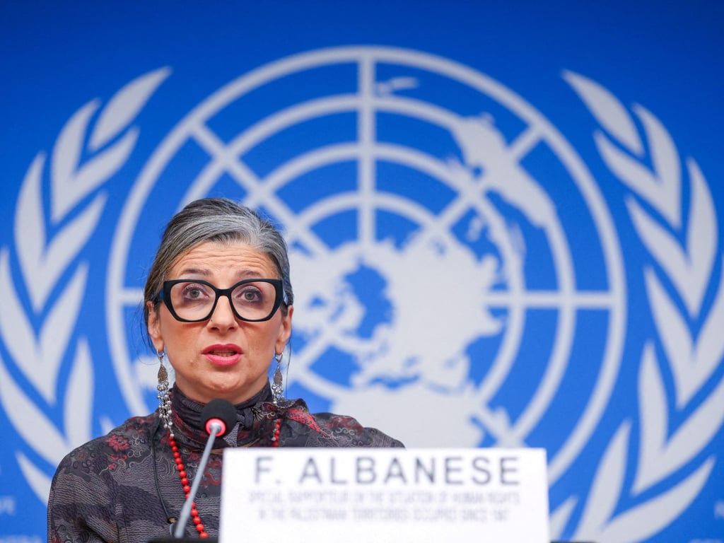 US says it has not changed its stance on sanctioning Francesca Albanese