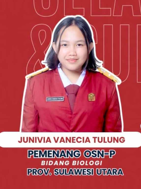 Junivia, O‘quvchi Minahasa Xalq Maktabidan OSN 2026 Yarim Finaliga Chiqdi