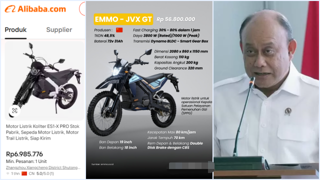 Глава Национального агентства по питанию опроверг, что электромотоциклы Emmo являются ребрендингом продукции с Alibaba
