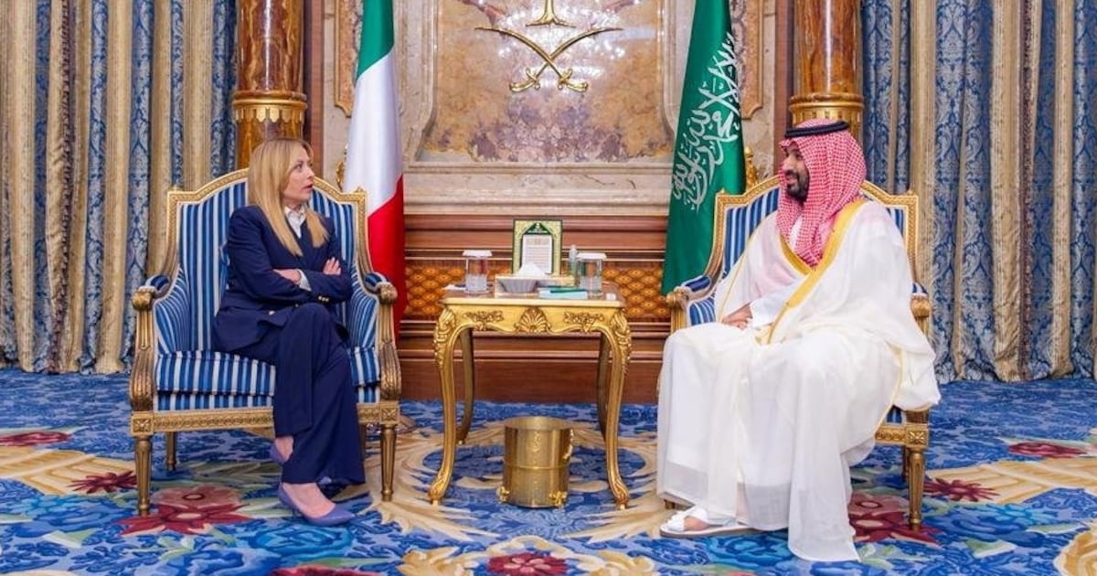 Saudiya Arabistonining valiahd shahzodasi va Italiyaning Meloni urushning energiya xavfsizligiga taʼsirini muhokama qildi