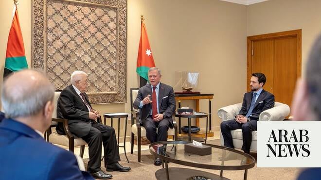 اجتماع عباس والملك الأردني حول غزة