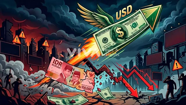 الروبية الإندونيسية تضعف إلى 17,604 روبية، تبلغ نسبة دين الحكومة 40.75٪ من الناتج المحلي الإجمالي