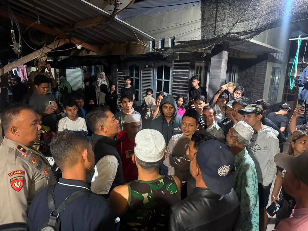 Polsek Selaparang Evakuasi Terduga Pencuri Kotak Amal di Masjid Baitul Ibadah, Mataram