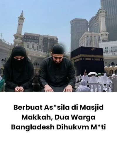 Sawudi Aarabbiyaan Dhala namaa fi dubartii Biishanaaddittiin garaa jala dhorke Masjiid Makkaa keessatti danaan rakkateef
