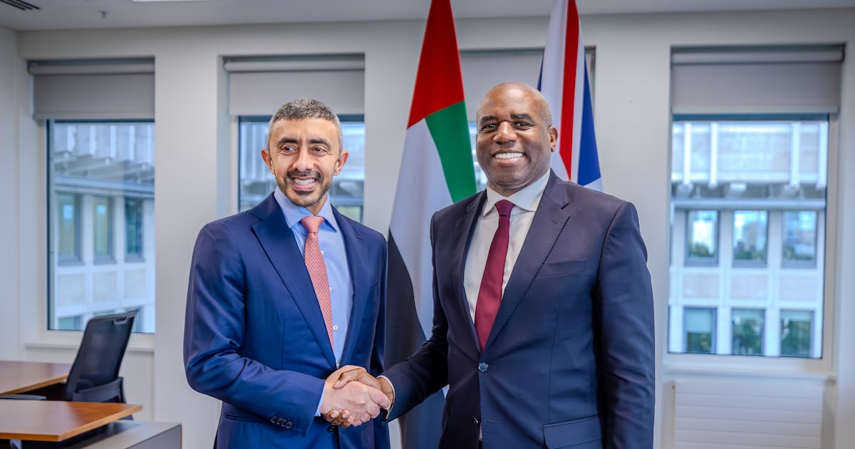 Sheikh Abdullah bin Zayed and UK Deputy Prime Minister hold talks over Iran attacks on UAE