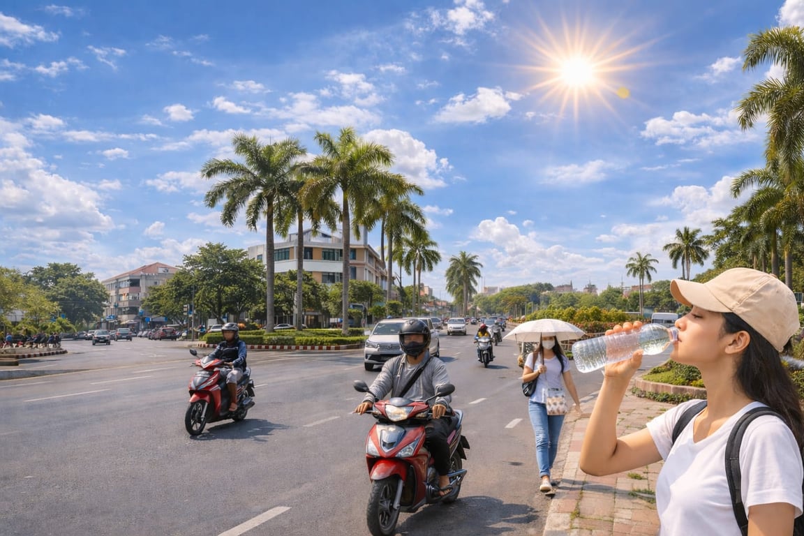 Terik Matahari Sinari Jatim, Suhu Siang Tembus 35 Derajat Celsius