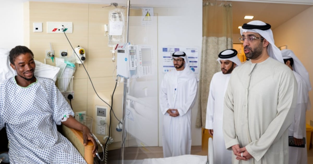 UAE officials visit residents injured in Iranian attacks