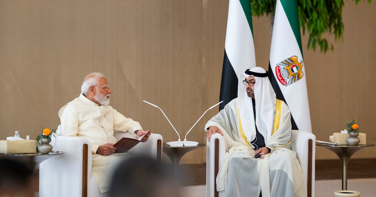 Shayx Muhammad va Modi Abu Dabida Eron urushi ta'sirini muhokama qildi