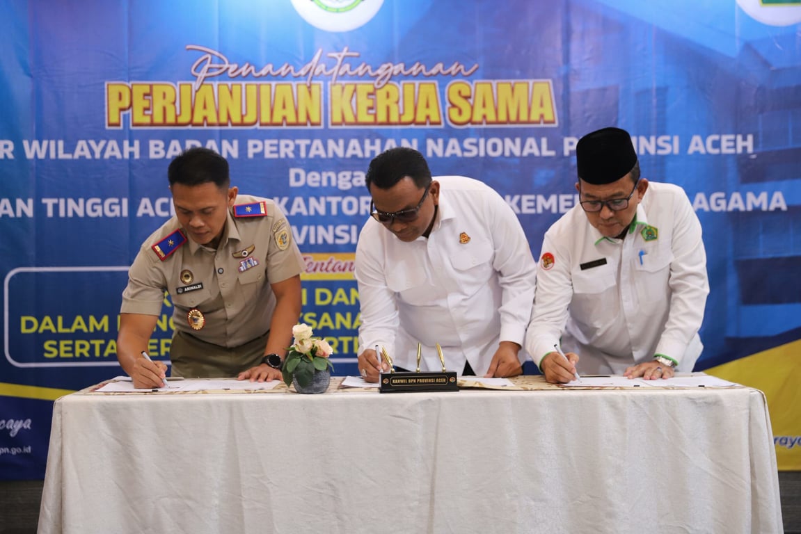 Accélération de la certification des biens de mainmorte à Aceh grâce à la collaboration interinstitutionnelle
