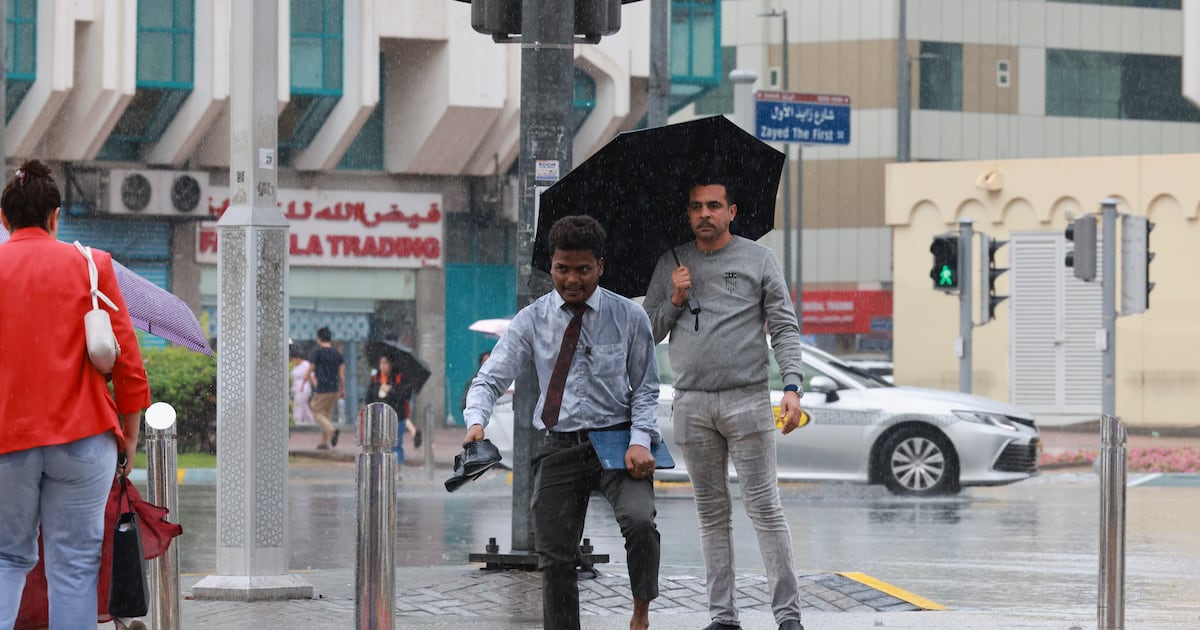 أمطار غزيرة في الإمارات