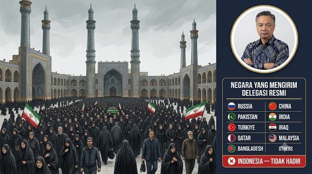 غياب إندونيسيا عن جنازة خامنئي، دينو باتي جلال يشكك في السياسة الخارجية