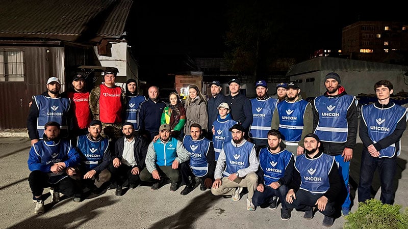 Anggota Duma Negara Marina Kim Mengunjungi Posko Darurat Dana Sosial 'Insan' di Makhachkala