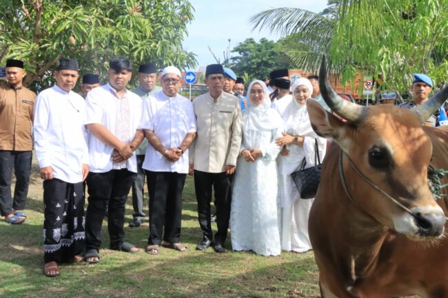 Polda Aceh Serahkan 46 Hewan Kurban untuk Masyarakat pada Iduladha
