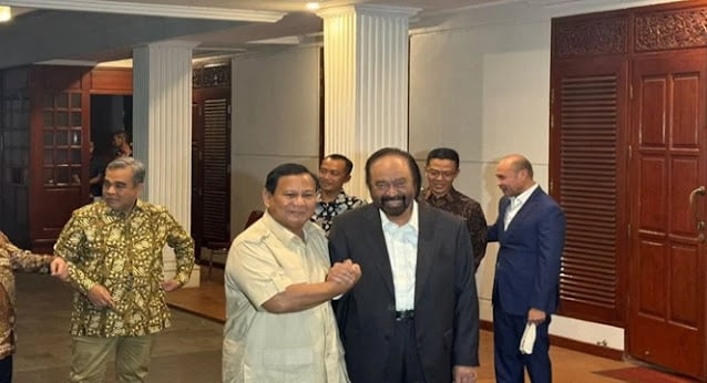 Wacana Penggabungan Partai Gerindra dan NasDem Dikabarkan Dibahas Prabowo dan Surya Paloh
