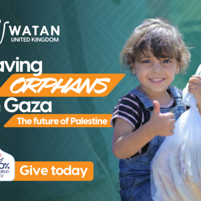 Save an orphan in Gaza. Save the future of Palestine.