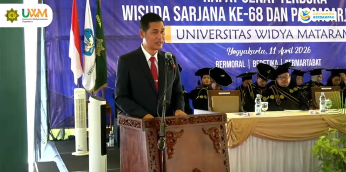 Aceh Sekreteri, Widya Mataram Üniversitesi Mezuniyetinde Girişimciliğe ve Dürüstlüğe Dikkat Çekti