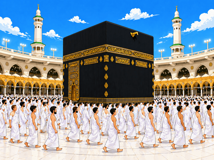 راهنمای کامل دعاهای طواف هفت دور به همراه شرایط و مستحبات آن