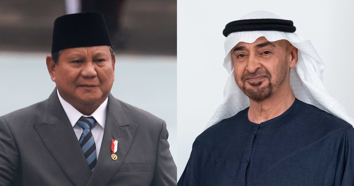 رئيس الإمارات يناقش الأمن الإقليمي مع قائد إندونيسيا