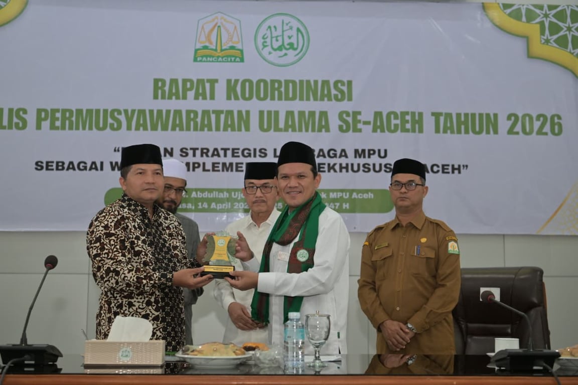 Aceh Valisi, 2026 Yılı Tüm Aceh Ulema Müşavere Meclisi (MPU) Koordinasyon Toplantısını Açarak İşbirliği ve Dini Politikaları Vurguladı