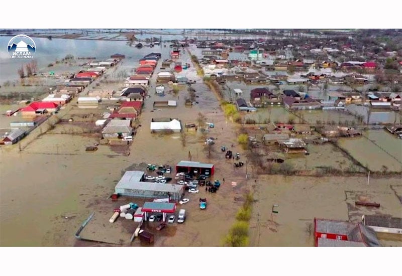 الوحدة والرحمة: رجال الدين في منطقة كازبيكوفسكي يمدون يد العون لمن تضرروا من الفيضانات