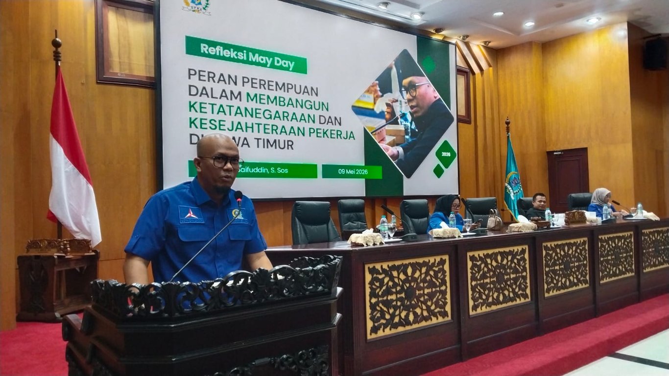 Surabaya DPRs Ishchi kuchlari to'g'risidagi qonun loyihasini ishlab chiqishni rag'batlantiradi