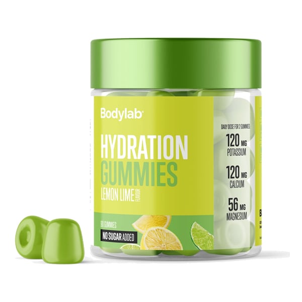 Bodylab Hydration Gummies Lemon Lime (90 stk) - Elektrolytter