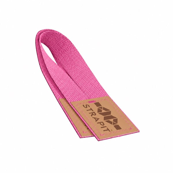 StrapIt Lifting Straps – Pink – Standard - Accessories