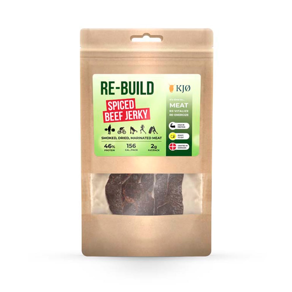 Kjø - Re-build - Spiced Beef Jerky (60g)