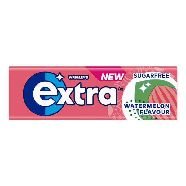 Extra Tyggegummi - Watermelon Sugarfree (10 x 15 stk) - Friskmund