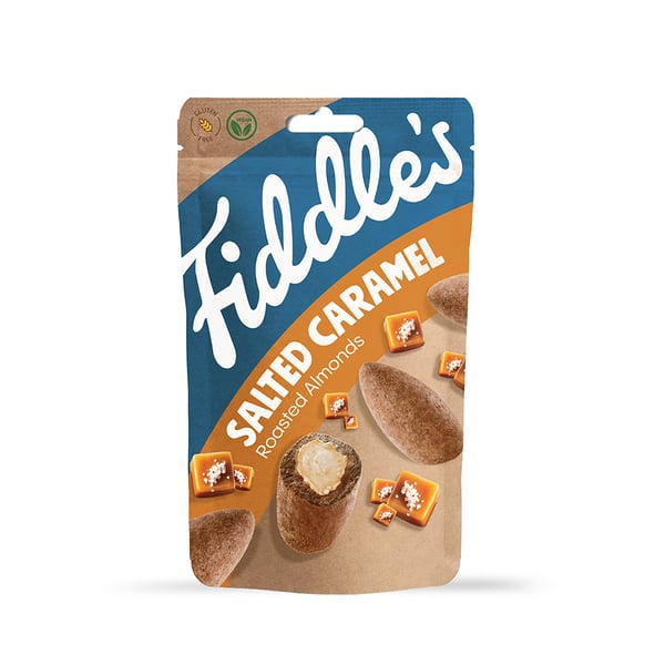 Fiddle's Roasted Almonds - Salted Caramel (70g) - Nødder