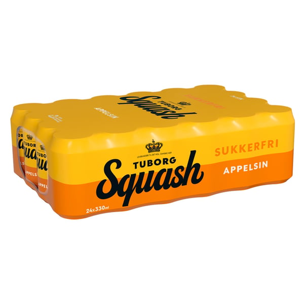 Squash Sukkerfri (24 x 33cl) - Sund Weekend