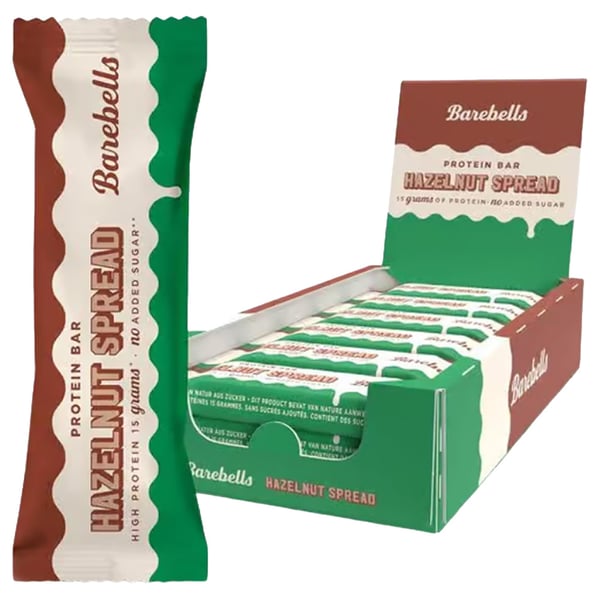 Barebells Proteinbar Hazelnut Spread (12 x 45g) - Proteinbar