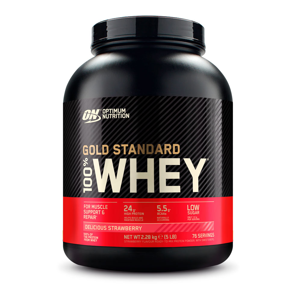 Optimum Nutrition 100% Whey Gold Standard - DELICIOUS STRAWBERRY (2040g)