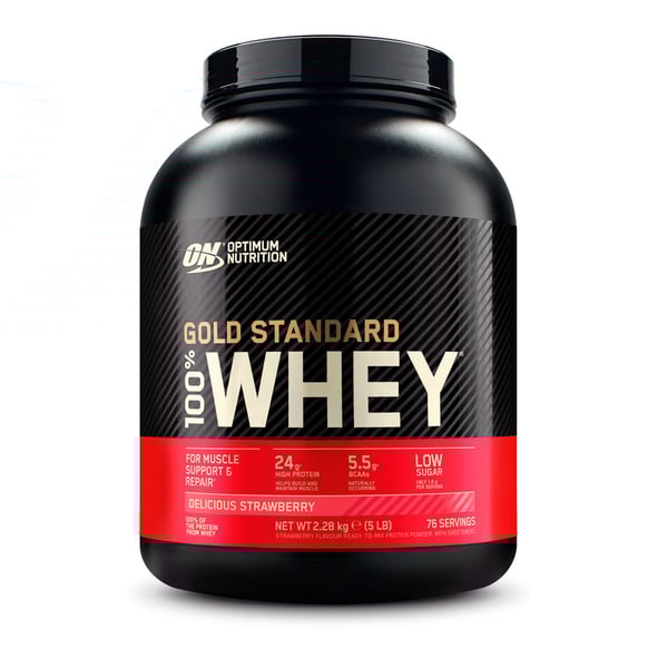 Optimum Nutrition 100% Whey Gold Standard - DELICIOUS STRAWBERRY (2040g)