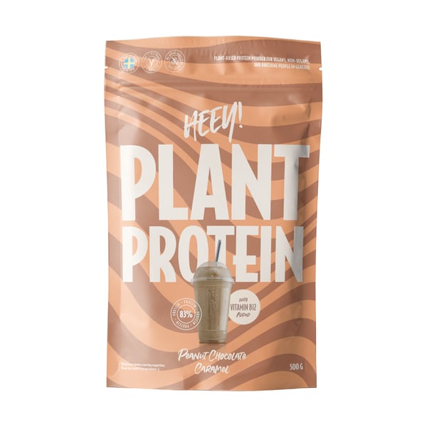 Heey! Vegan Plant Proteinpulver - Peanut Chocolate Caramel (500g) - ProteinProteinpulver