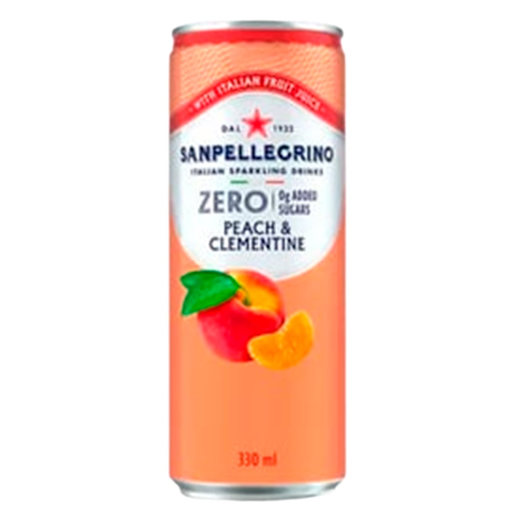 San Pellegrino Peach & Clementine Zero (24 x 330ml)