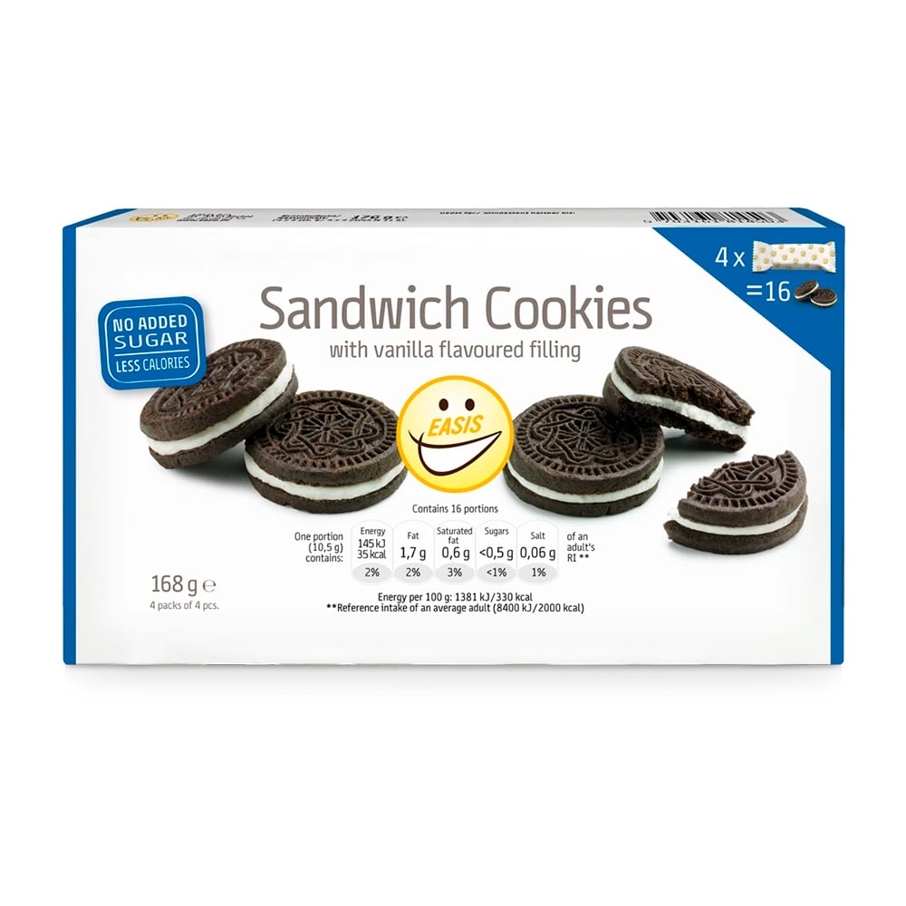 Easis Sandwich Cookies (168g)