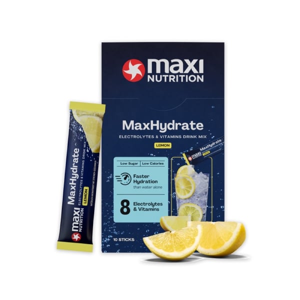 MaxiNutrition MaxHydrate Classic Electrolyte Drink - Lemon (10 x 16g) - Elektrolytter