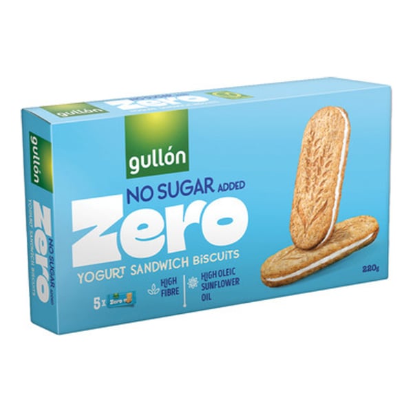 Gullón Zero Yoghurt Sandwichkiks (220 g) - Kiks