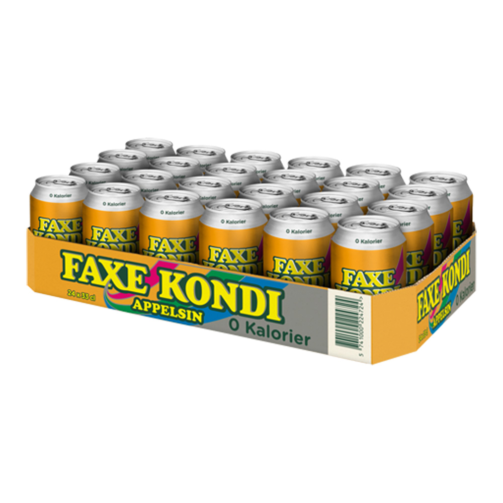 Faxe Kondi Appelsin 0 (24 x 33cl)