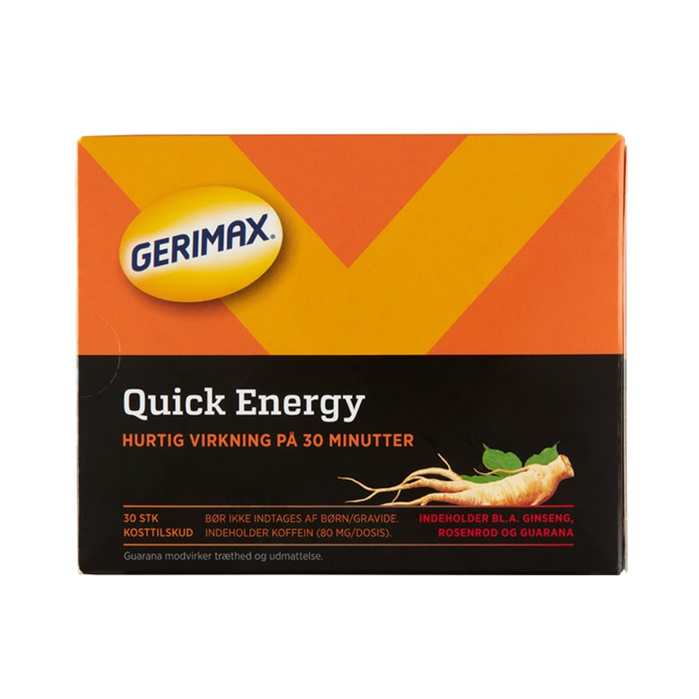 Gerimax Quick Energy (30 stk)