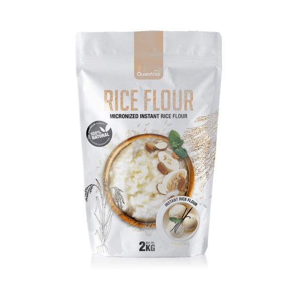 Quamtrax Instant Rice Flour - Vanilla (2000g) - Kulhydrater
