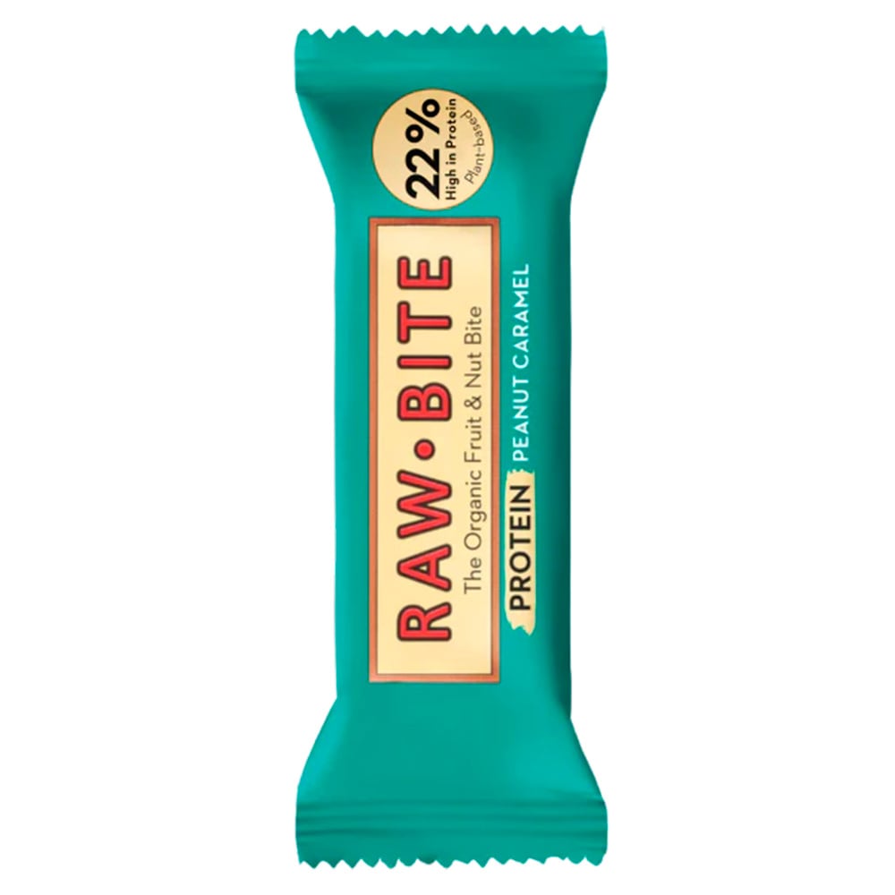 Raw Bite Protein Peanut Caramel (12 x 45g)